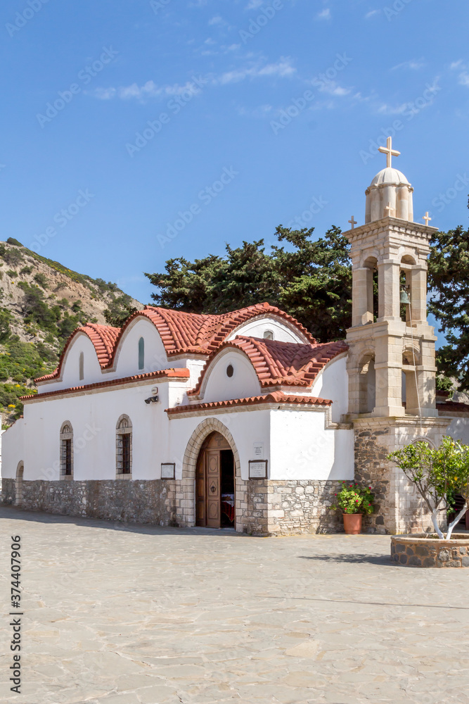 Skiadi Monastery in Rhodes, Greece