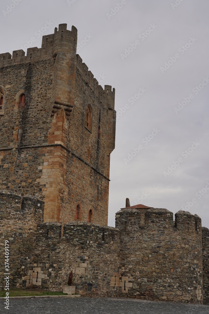 Castle of Braganza, historical city of Portugal. Europe