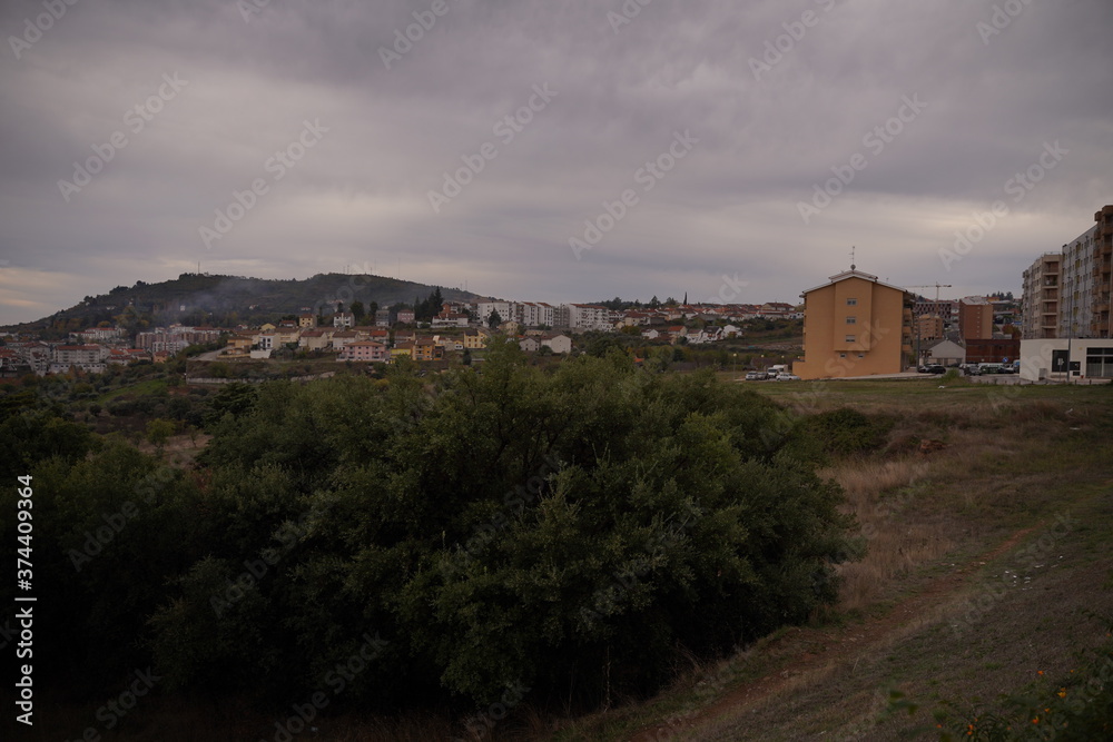 View of Braganza, historical city of Portugal