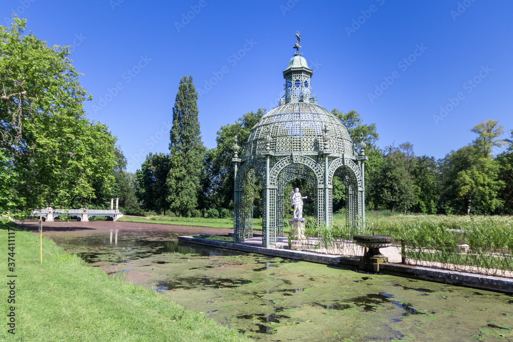 Chantilly city with its parks, stables and castle Chantilly city with its parks, stables and castle