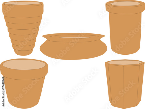 便利な植木鉢のセット素材2