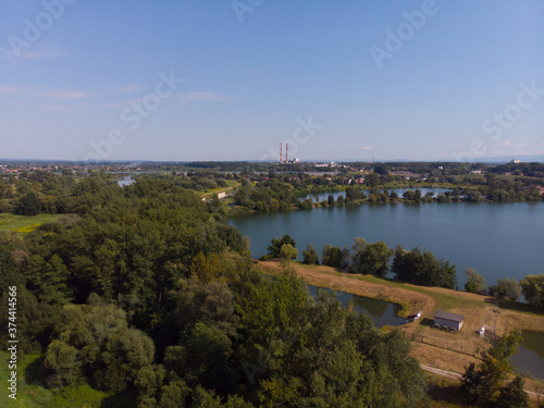 Obraz na płótnie Okolice Oświęcimia/Around Oswiecim city, Lesser Poland, Poland w salonie