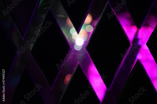 abstract mirrored purple background photo