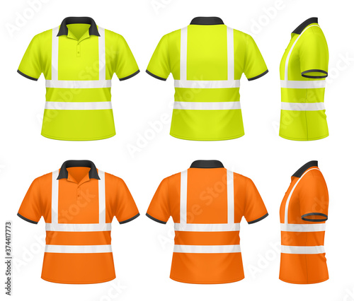Safety polo shirt