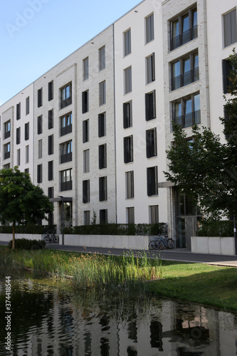 Häuser, Siedlung, Moderner Wohnungsbau, Bahnstadt Heidelberg, Deutschland