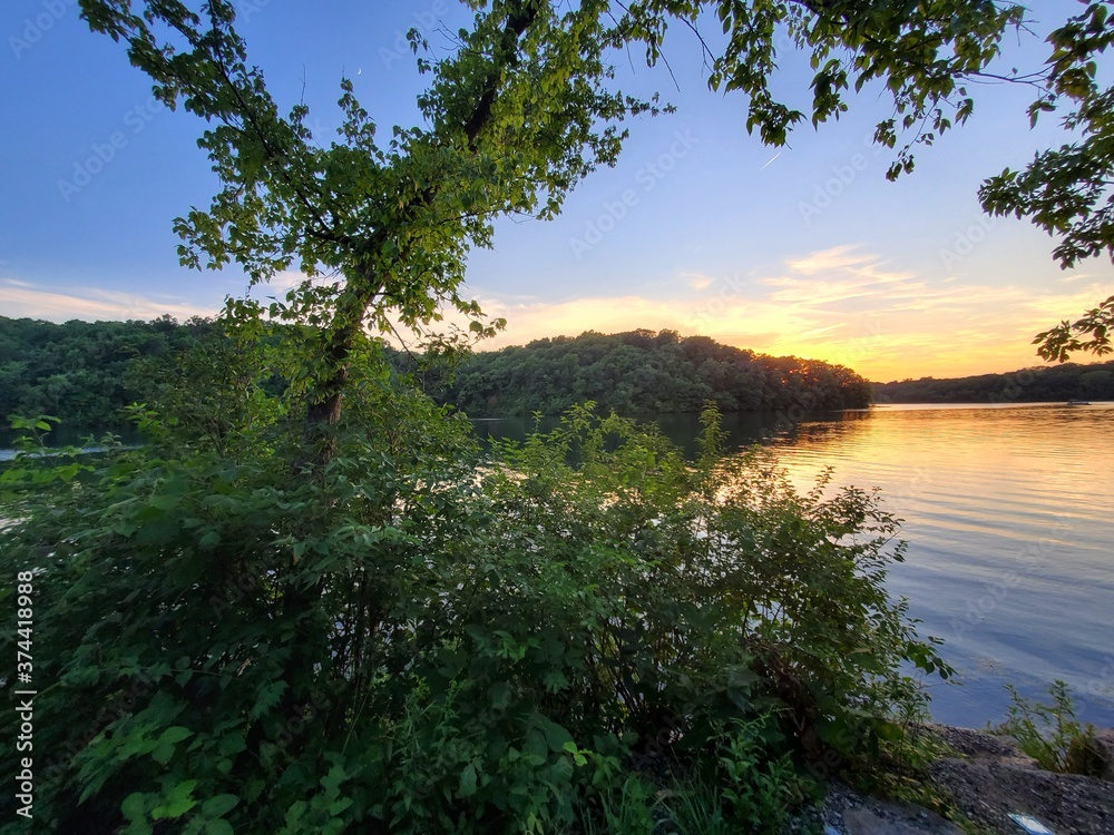 Sunset on Water