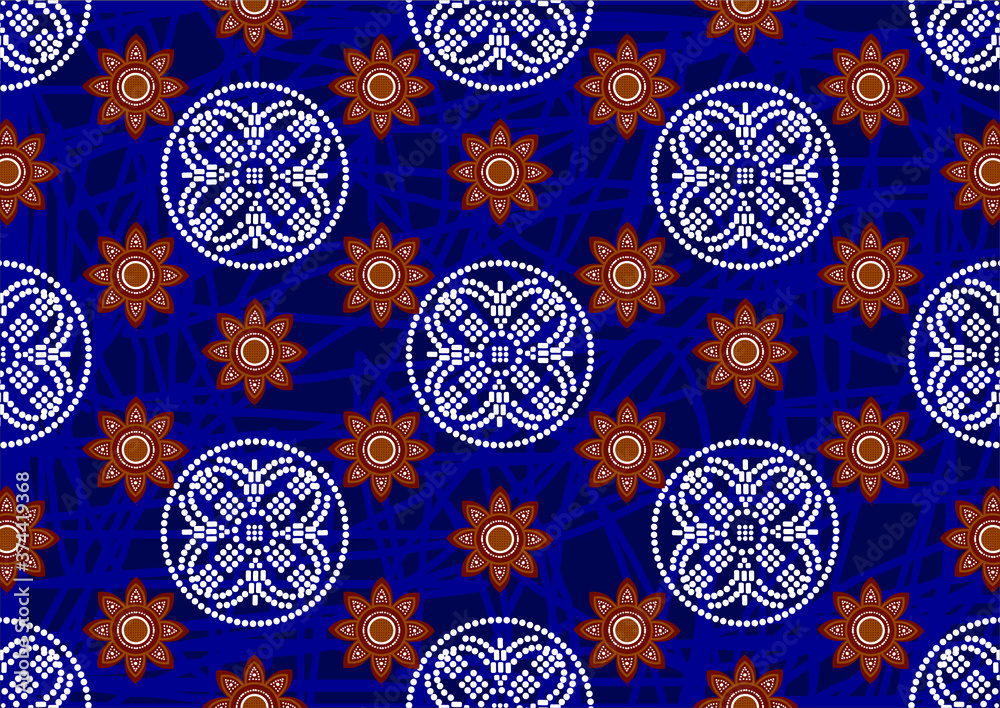 Indonesian batik motifs with very distinctive patterns, Very nice background, vector EPS 10