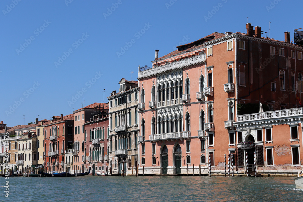 Naklejka premium Venedig: Paläste am Canale Grande 
