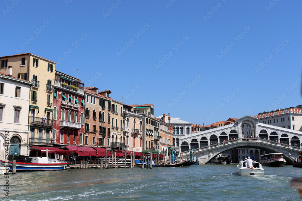 Venedig: Grande Canale mit Rialtobrücke