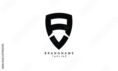 Alphabet letters Initials Monogram logo AV, VA, A and V