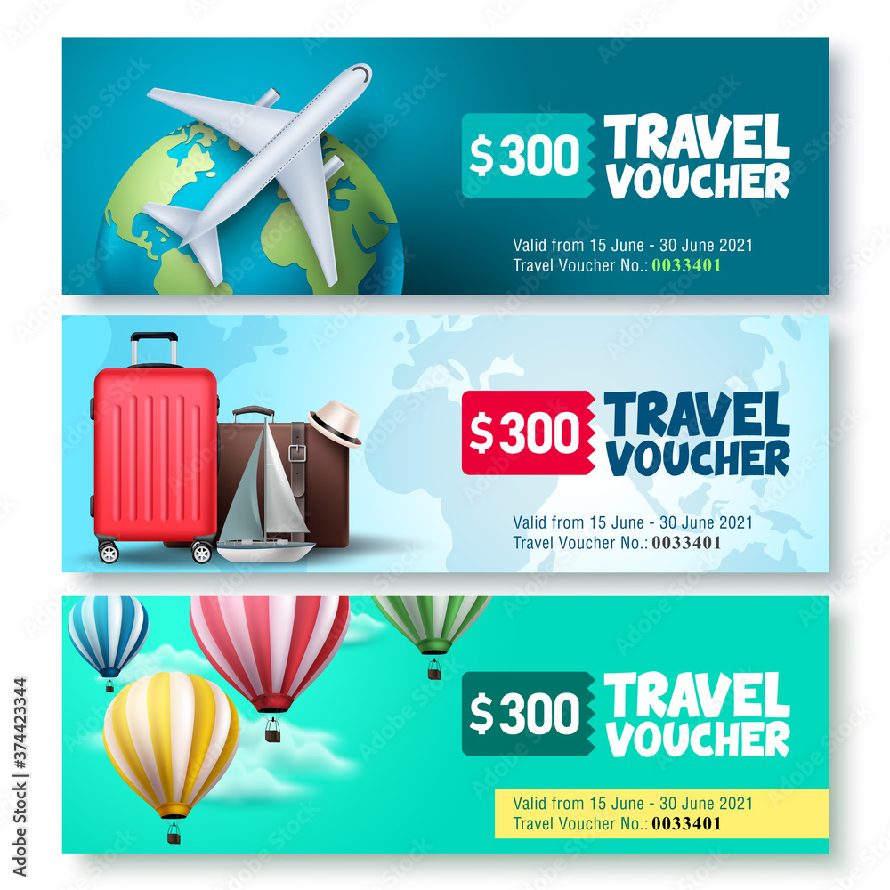 Tour Travel Gift Voucher Template Graphic by Leza Sam · Creative Fabrica