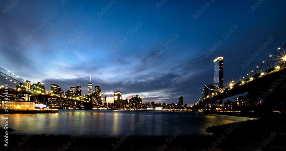 Fototapeta premium Brooklyn Bridge Panorama