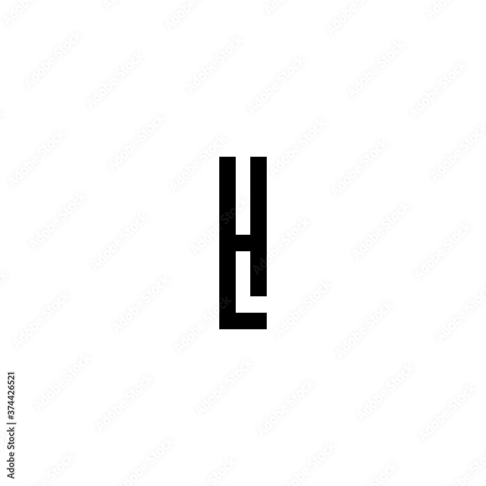 initial letter line stroke logo modern initial letter line stroke logo modern