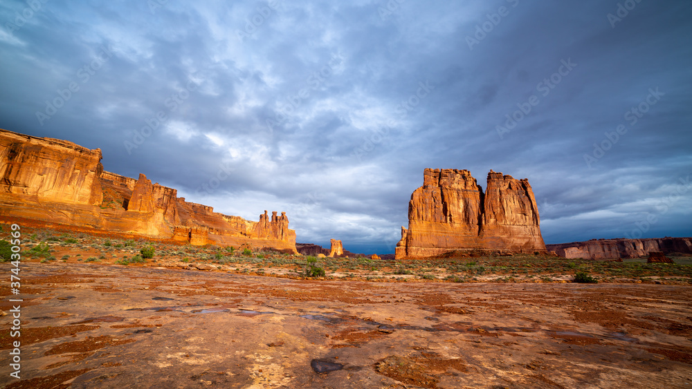 Arches National Park during Monsoon Weather