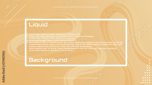 Liquid 3d wave background. Liquid 3d fluid shape backgroud. Modern landing page design. Solid colors 3d abstration. Beautiful background for greetings card, flyers, invitation, posters, brochure.