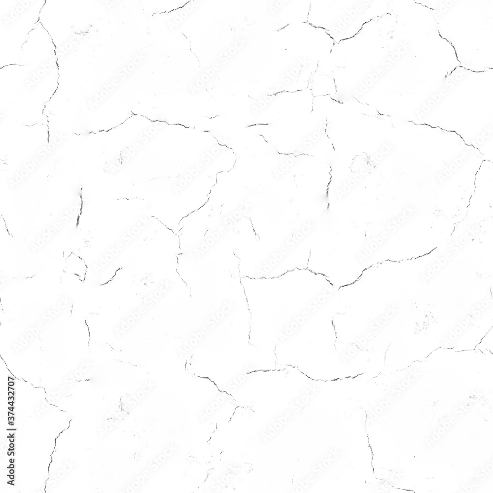 Obraz premium Soil mud Ambient occlusion map texture, grayscale AO map
