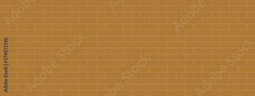 Light brown color with light texture in block brick wall, abstract background texture wallpaper pattern seamless vector illustration 