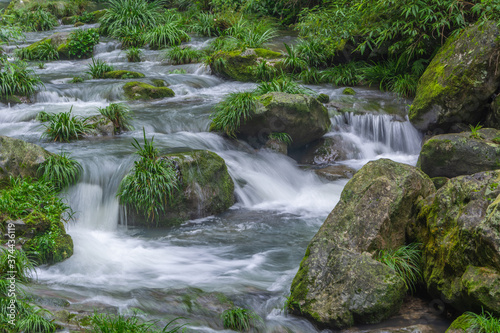 Summer scenery in Yichang Sanxia Renjia Scenic Area  Yichang  Hubei  China