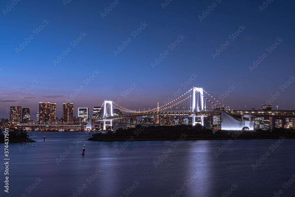 Night cityscape of Tokyo