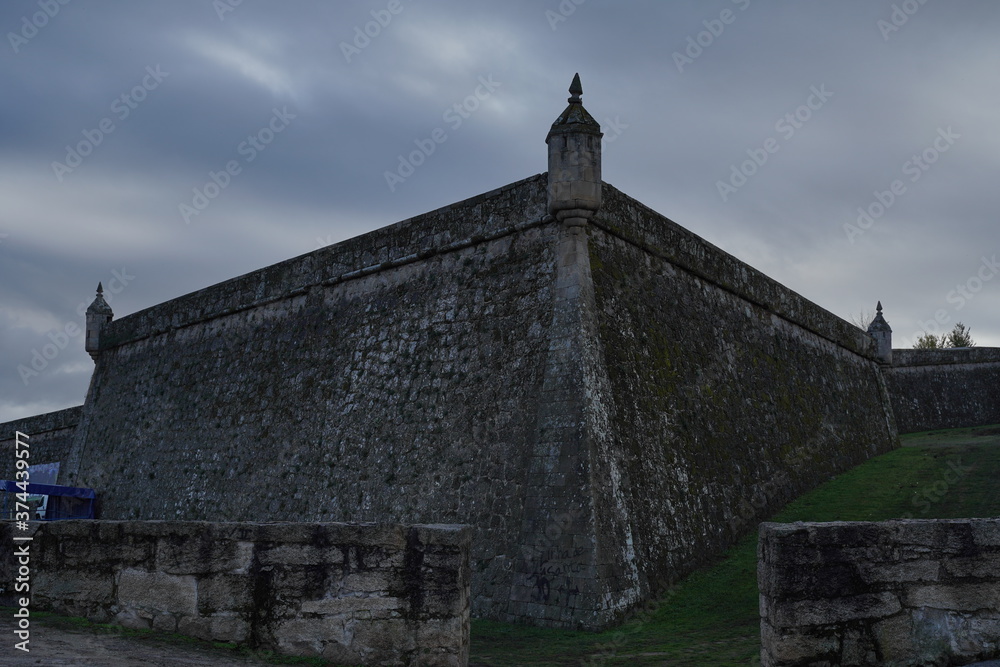 Fortress in Chaves, historical city of Portugal. Europe Fortress in Chaves, historical city of Portugal. Europe