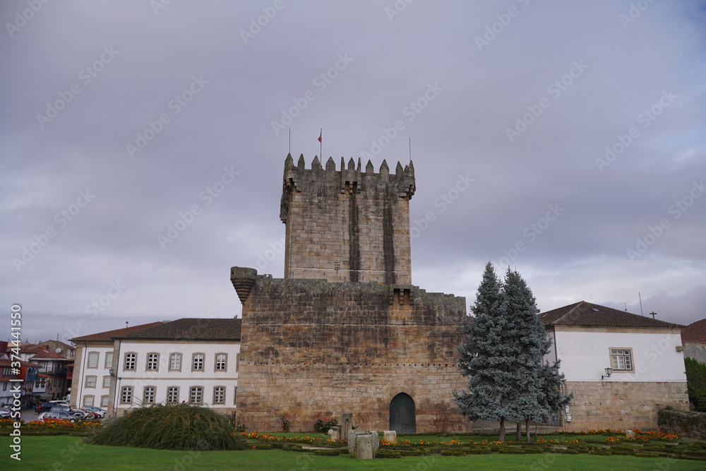 Castle in Chaves, beautiful city of Portugal. Europe