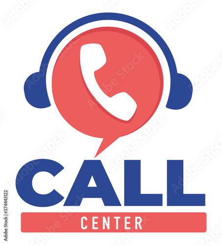 Call center support for clients and customers vector