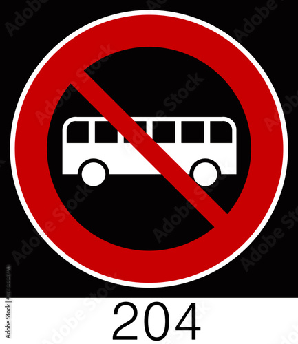 교통 표지판 (Traffic sign) 규제표지 -200