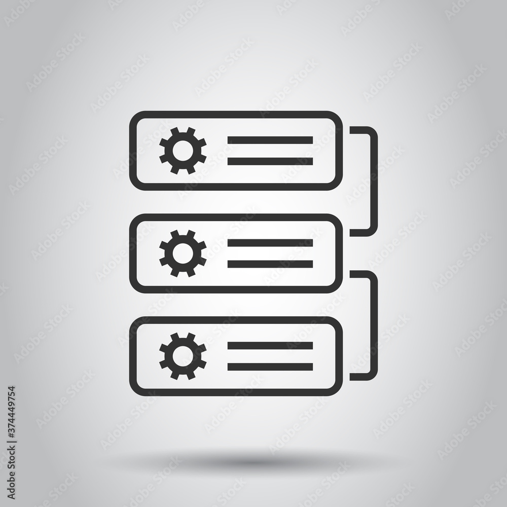Improvement icon in flat style. Efficiency vector illustration on white isolated background. Productivity business concept. Improvement icon in flat style. Efficiency vector illustration on white isolated background. Productivity business concept.