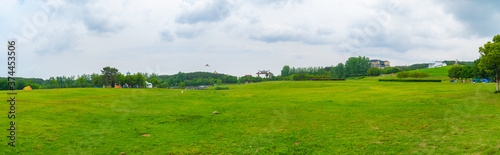 Early Summer scenery of Mulan grassland Scenic spot in Wuhan, Hubei Province, China © Hao