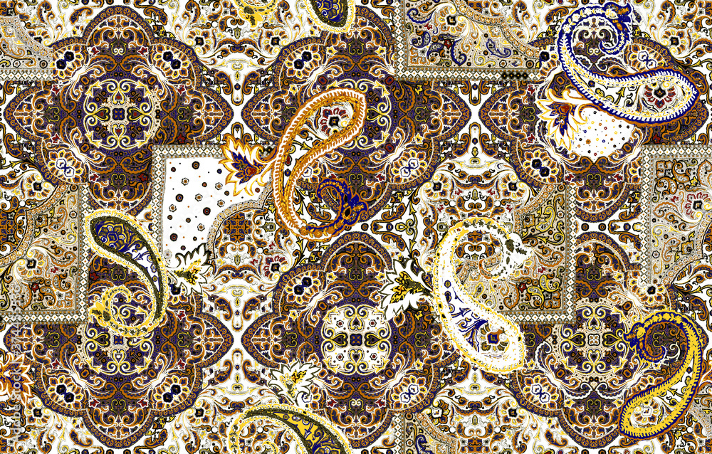 close up of a decorative pattern