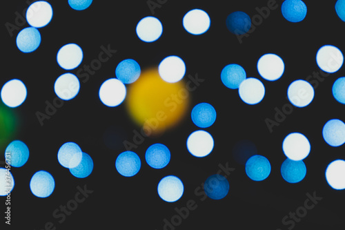 abstract background with circles bokeh