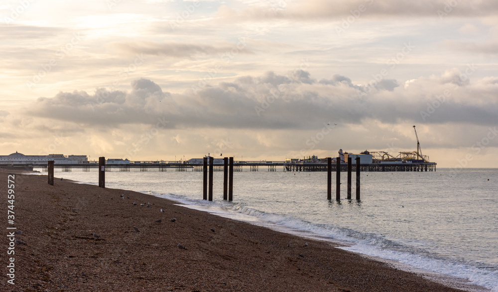 sunrise on the pier