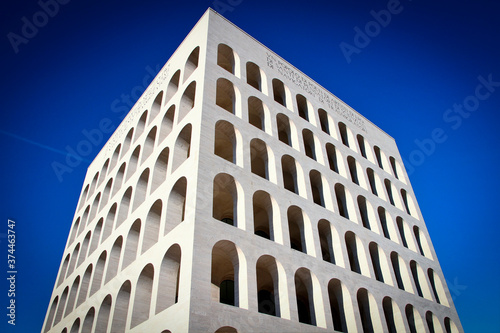 Canvas Print Palace of the Civilization of Labor Eur Rome