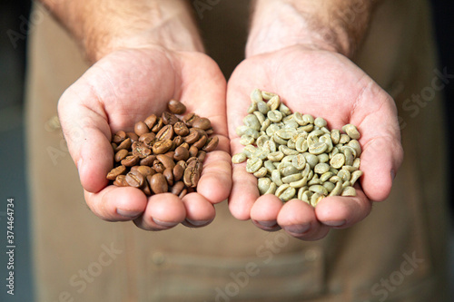 roasted coffee beans, can be used as a background