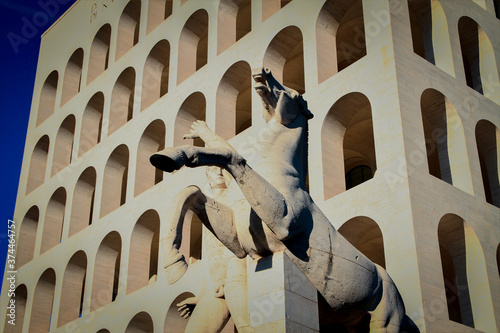 Photography Palace of the Civilization of Labor Eur Rome.