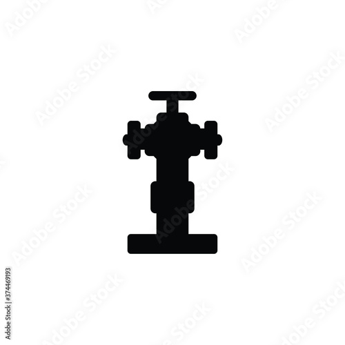 Fire hydrant icon vector isolated on white