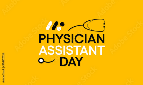 Every year in October, we celebrate National Physician Assistant day, which recognizes the PA profession and its contributions to the nation's health. Vector illustration.
