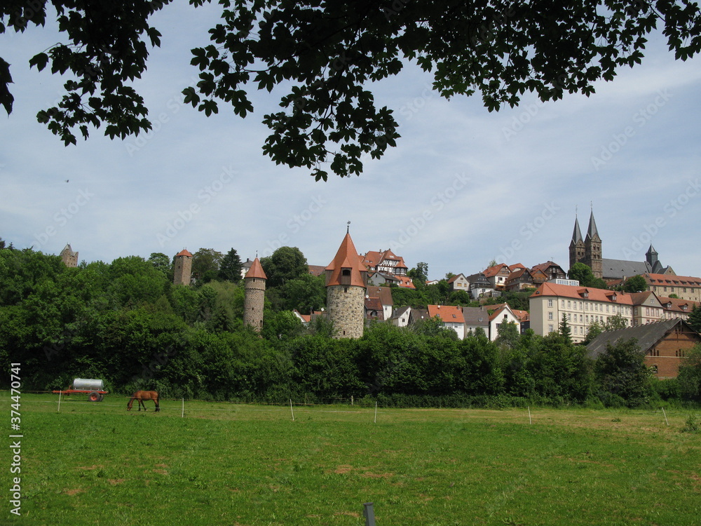 Fritzlar Vier-Türme-Blick