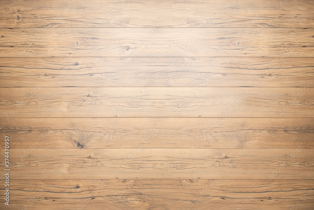 Brown wood plank wall texture background.