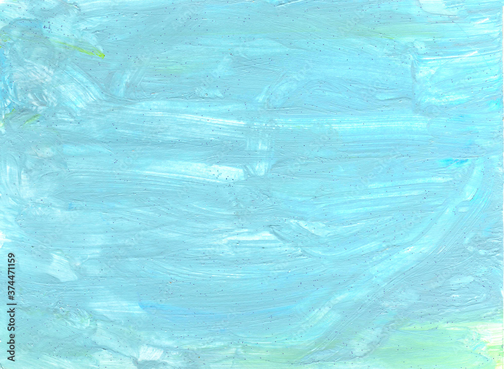 Fototapeta premium Hand painted watercolor background. Creative textured surface of brush strokes.