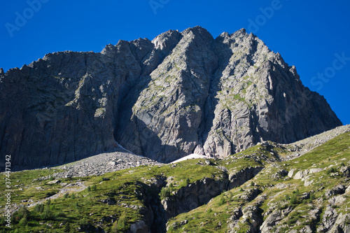 Valle de Molieres en el pirineo catalán, con los restos del glaciar 