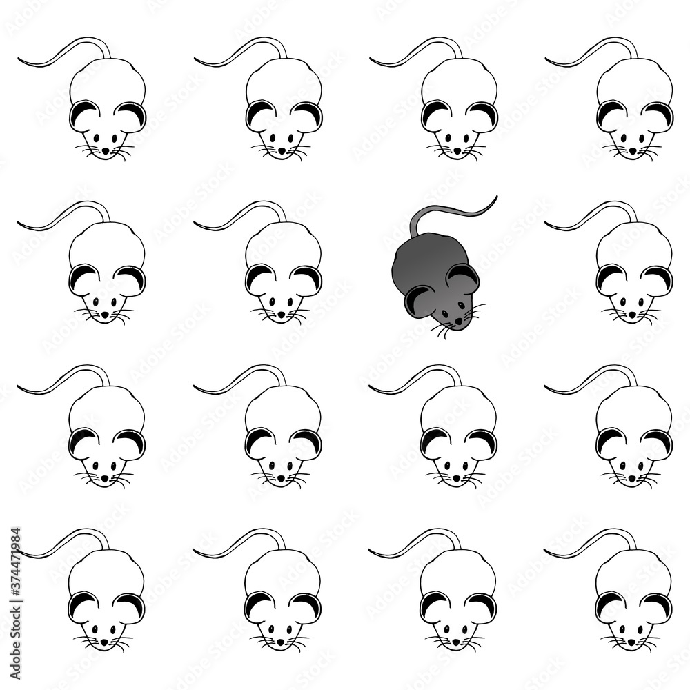 Mouse seamless pattern. Seamless pattern from cute mouse, rat. Mouse seamless pattern. Seamless pattern from cute mouse, rat.