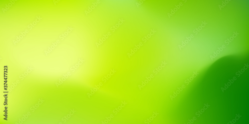 Nature Green blurred background. Abstract gradient with light backdrop. Vector illustration. Ecology concept for your graphic design, banner, poster, wallpapers