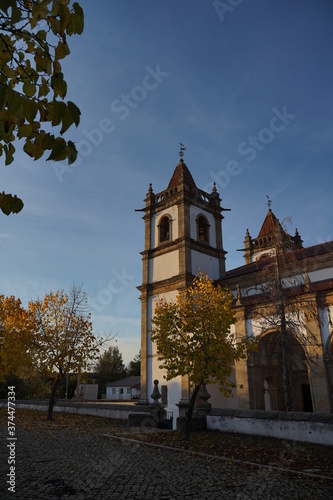 Church in Outeiro, beautiful village of Portugal. Europe. photo