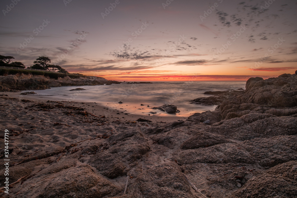 Obraz premium sunset on the beach