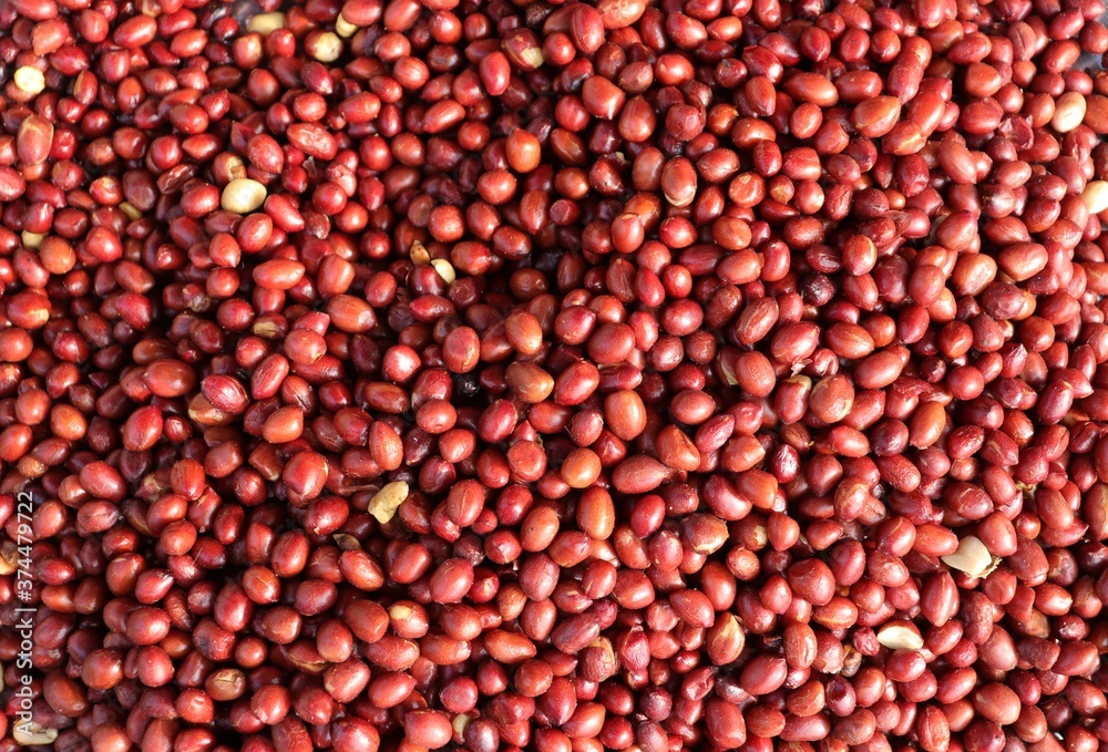 Oil Fried Peanuts Indian Village Fair For Selling with Selective Focus on Top Oil Fried Peanuts Indian Village Fair For Selling with Selective Focus on Top