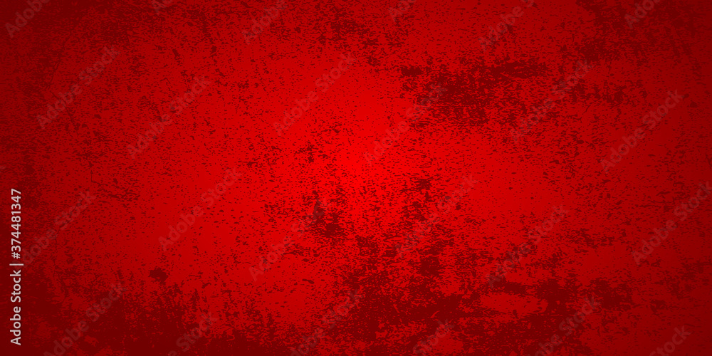 Abstract red grunge background. Vector illustration.