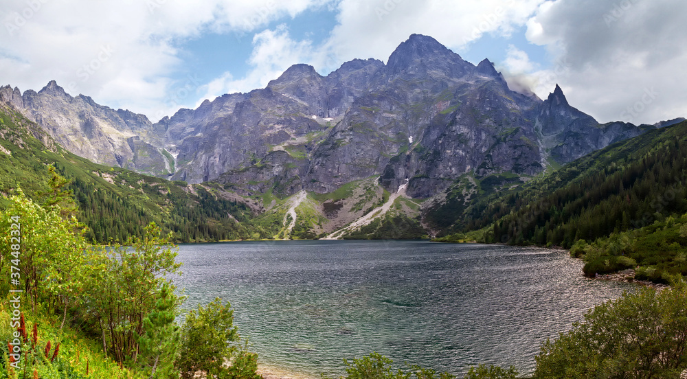 Panorama Tatra Mountains in Poland