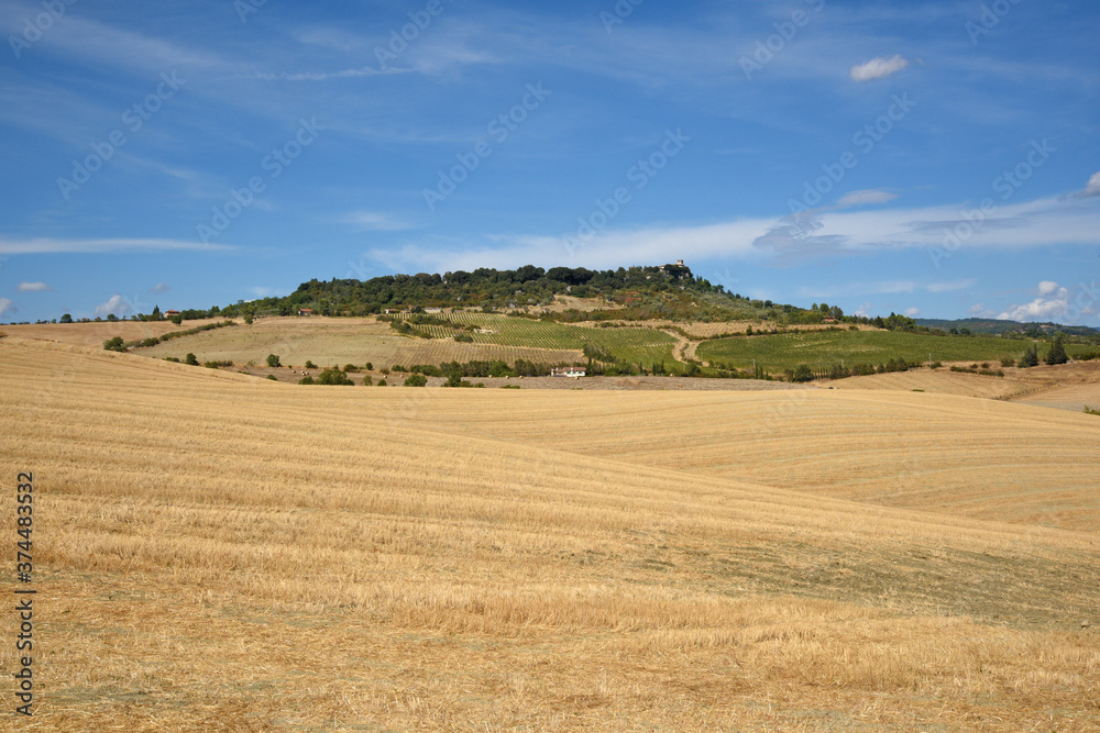 Tuscany landscape, the countryside of Maremma, SATURNIA