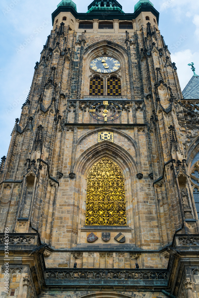 St. Vitus Cathedral, Prague Castle, Prazsky hrad, Prague, Czech Republic, Europe
